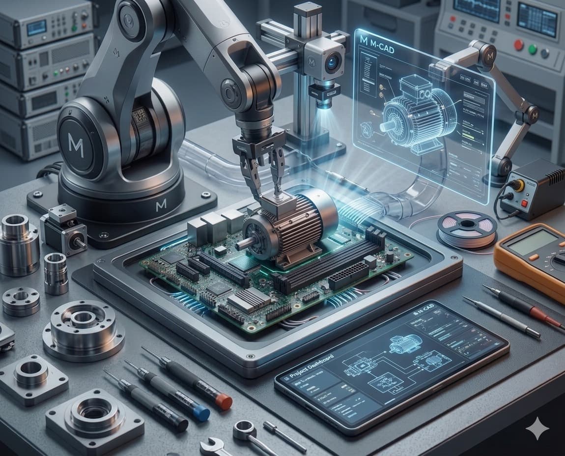 Engineer in Smart Factory with Digital Twin