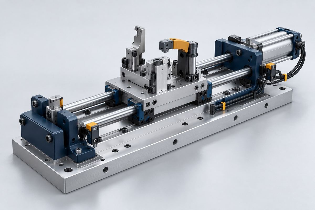 Slide Unit Design for BIW Fixtures: Selection, Motion and Validation