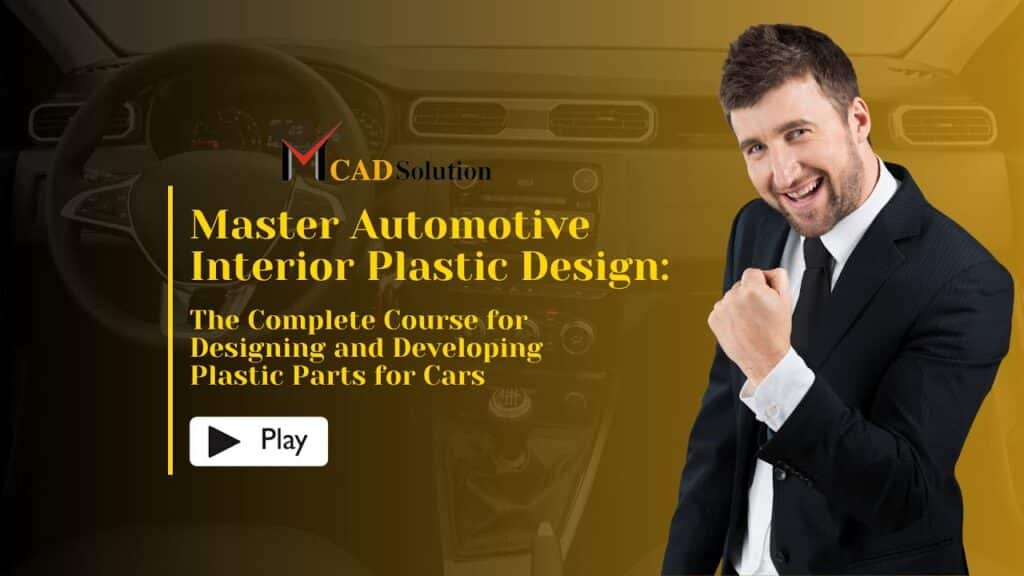 Video Thumbnail: Master Automotive Interior Plastic Design #mcad #plasticproduct #productdesign #design #mechanical